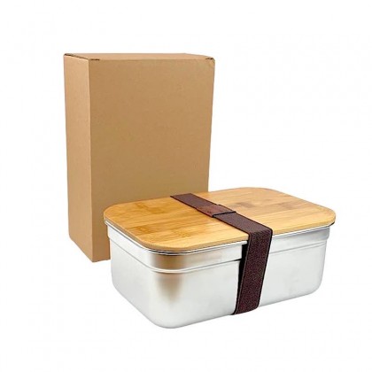 Bamboo Wood Food Container